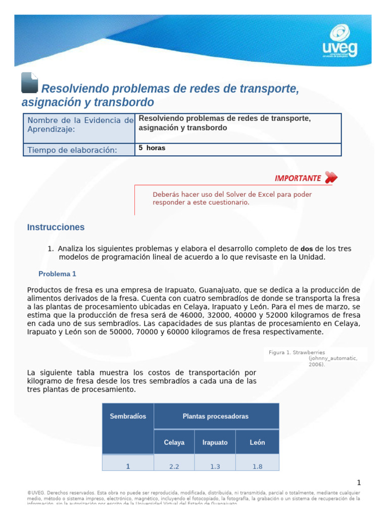 Optimización de Transporte y Asignación en Excel | PDF