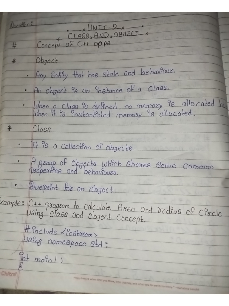 Unit 2 C++ | PDF