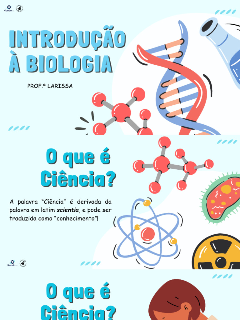 Introdução ao Método Científico e Biologia | PDF | Organismos | Biologia