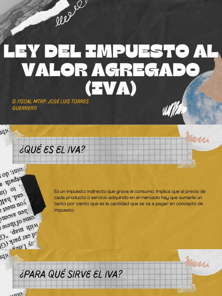 Artículo 4 de la Ley del IVA | PDF | Impuesto al valor agregado | Impuestos