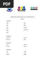 Simulado Senai Prova 1 e Prova 2 | PDF