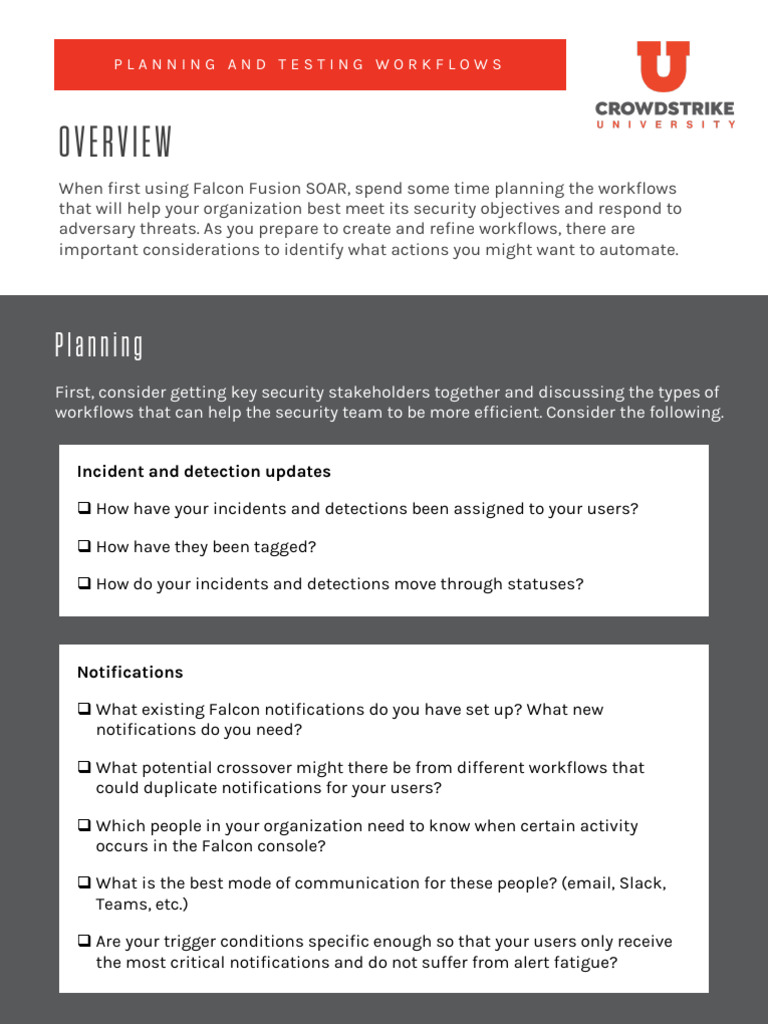 Planning and Testing SOAR Workflows | PDF | Computing | Software
