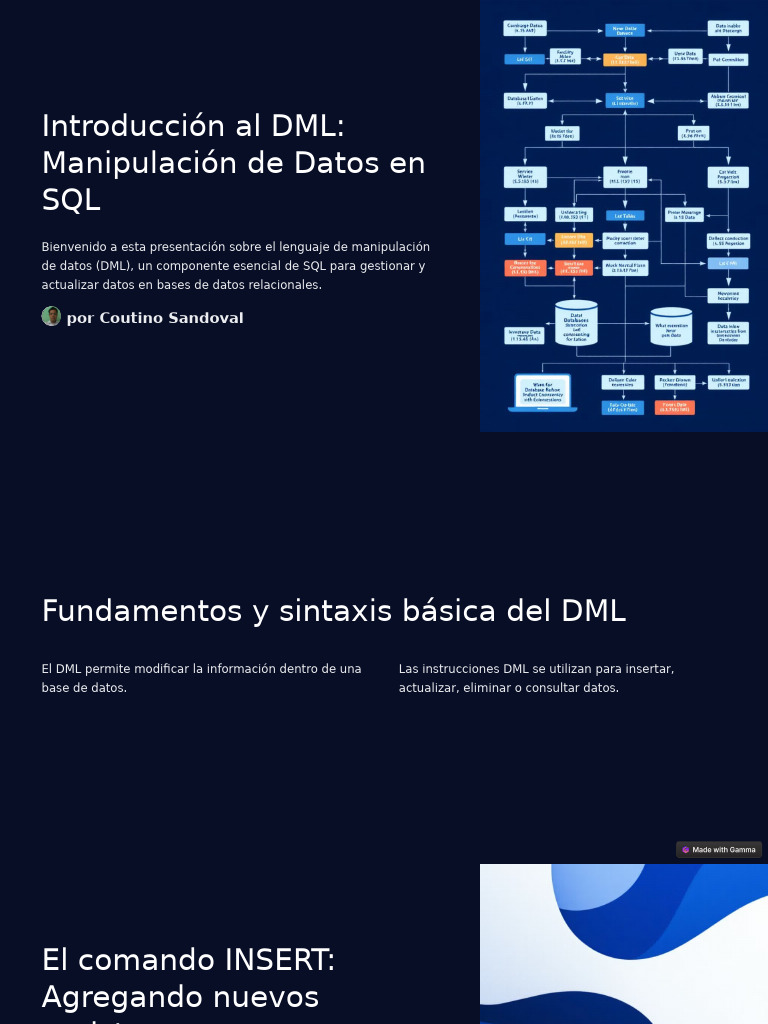 Introducción al DML en SQL | PDF