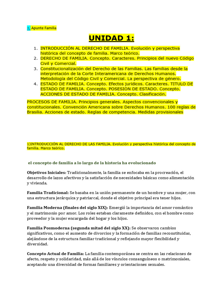 Evolución del Derecho de Familia | PDF | Convenio europeo de derechos ...