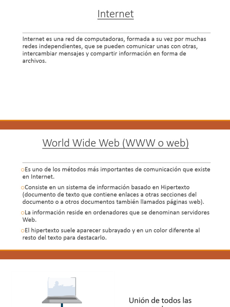 Evolución y Tecnologías de Internet | PDF | Red mundial | Internet y web