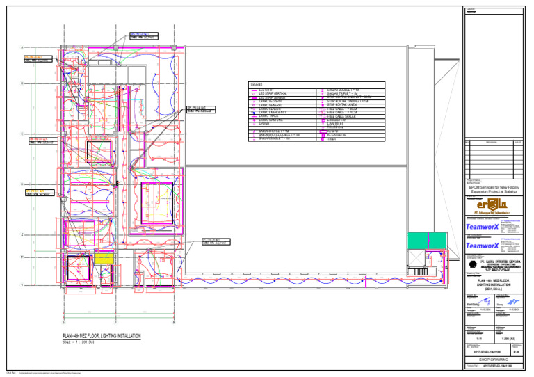 4th Floor Lighting Installation Plan | PDF