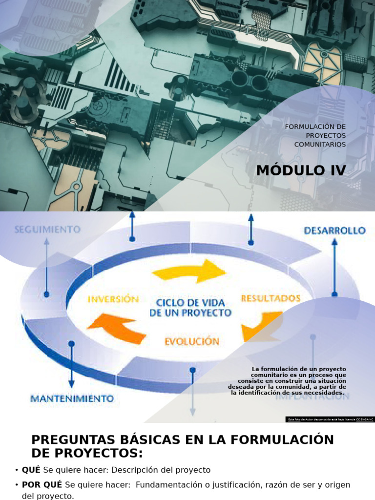 Formulación de Proyectos Comunitarios | PDF