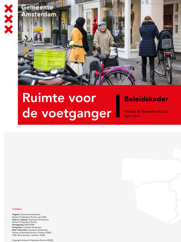 Iv1281-Beleidskader Ruimte Voor Voetganger Update 2023-v3 HR | PDF