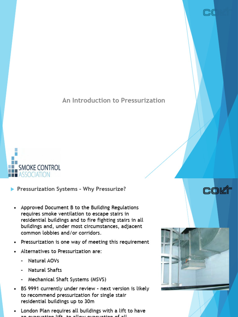 Building Pressurization Guide | PDF | Elevator | Stairs