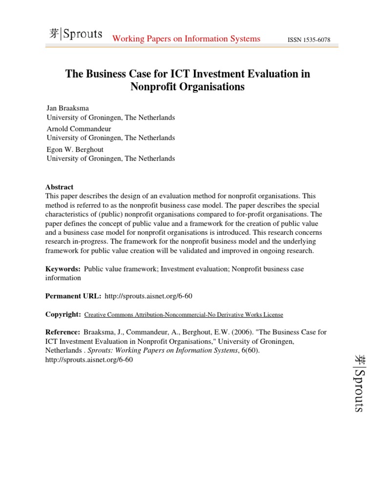 Business Case | PDF | Business