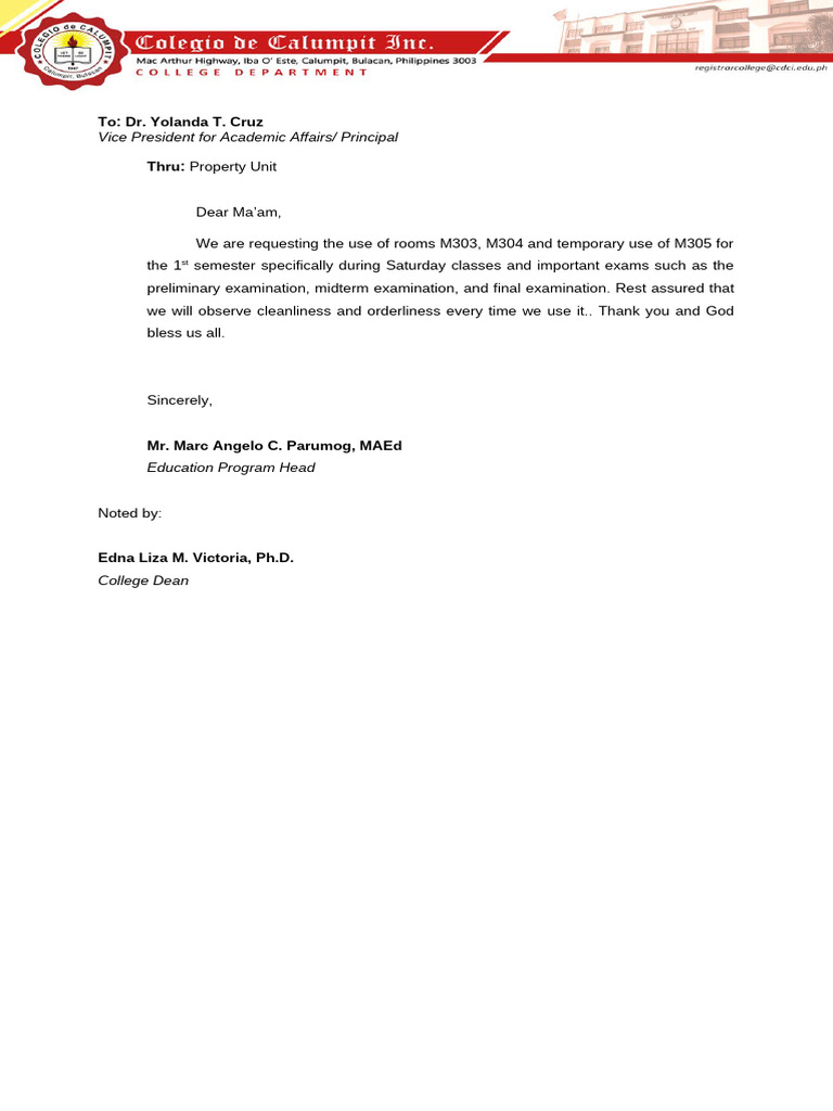 Request To Room 408 | PDF