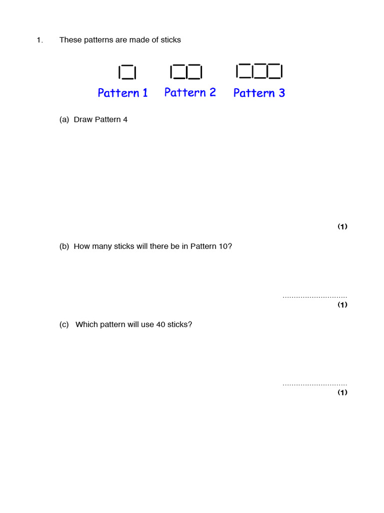 IN 2 NUMBER Pattern REV WS | PDF | Mathematics