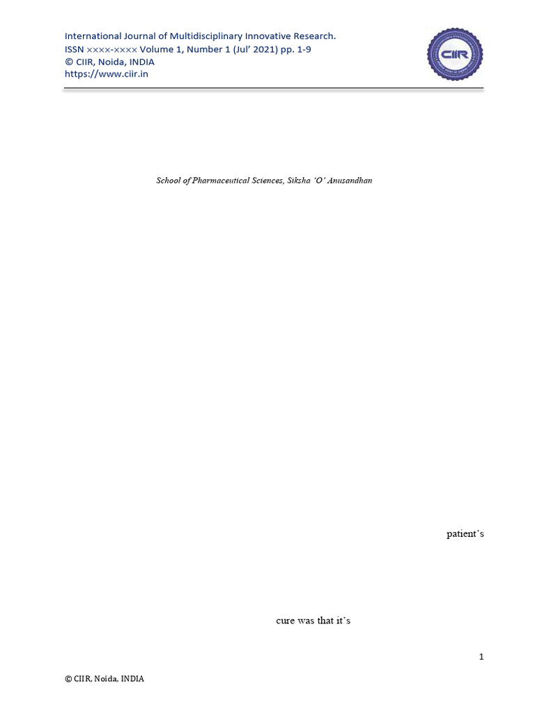 Transdermal Patches for Migraine Relief | PDF | Migraine | Headache