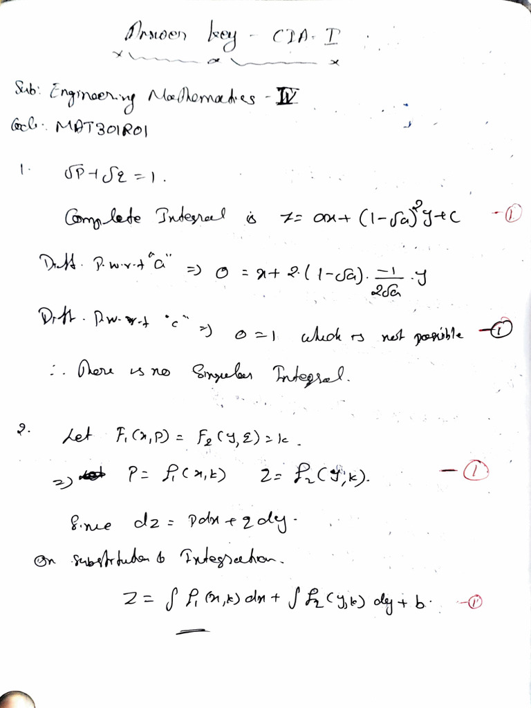 Engineering Maths 3 Overview | PDF