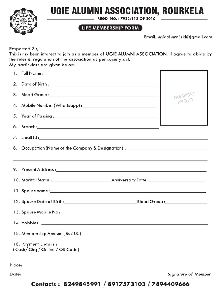 Membership Form | PDF