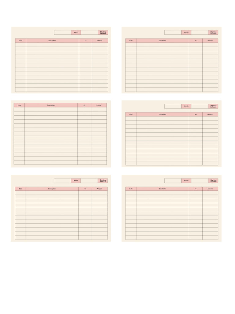 Budget Tracker | PDF