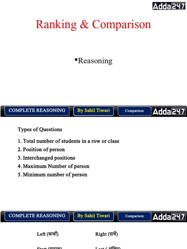 DPP Order and Ranking | PDF