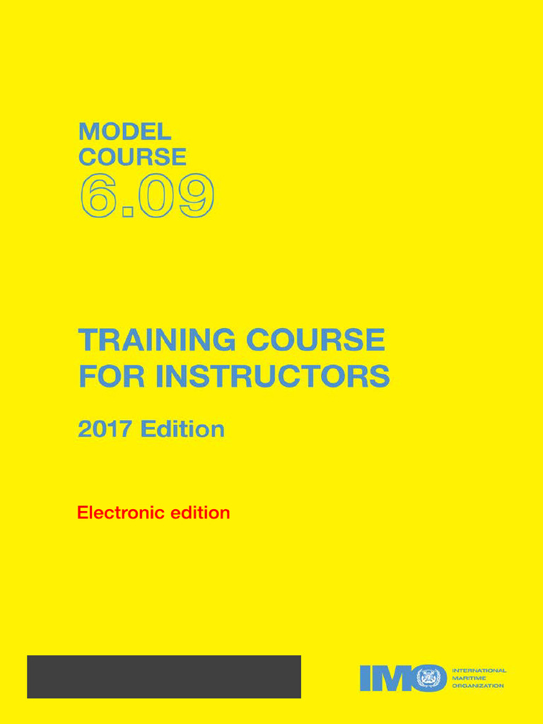 IMO Model Course 6.09 for Instructors | PDF | Educational Assessment ...