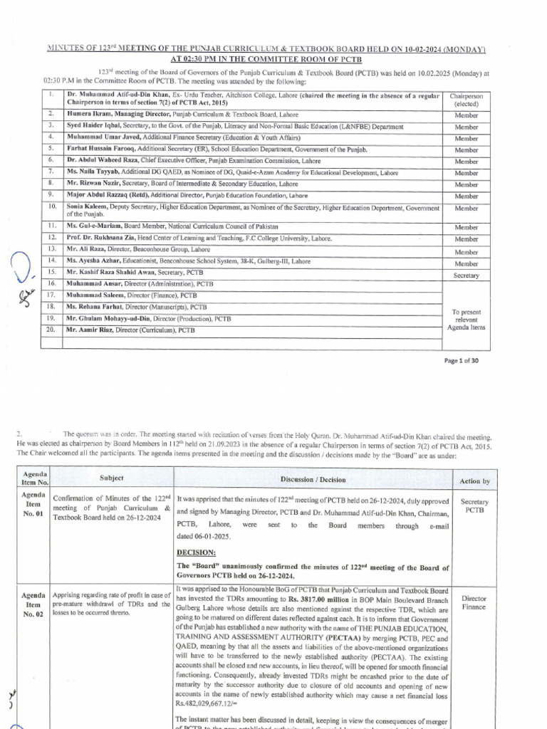 123rd BoG Meeting - Compressed | PDF