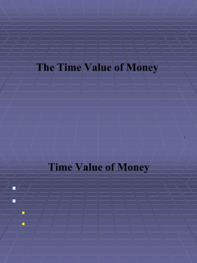 Understanding Time Value of Money | PDF | Time Value Of Money | Present ...