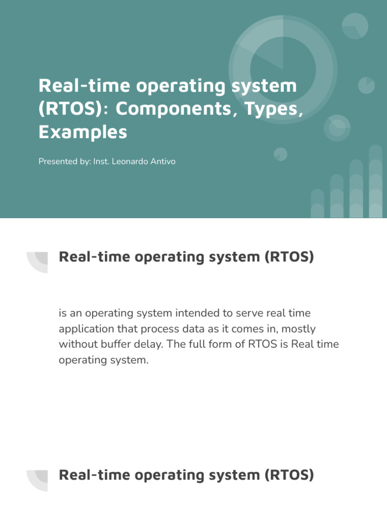 Real-Time Operating System | PDF | Computer Architecture | Software