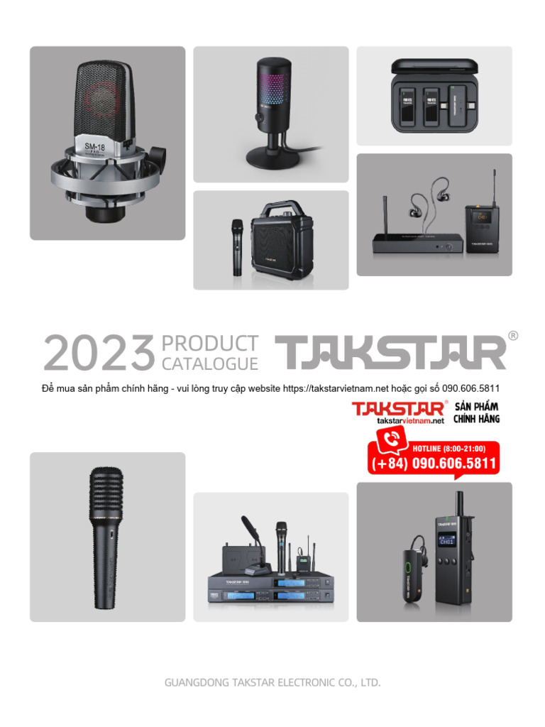 Takstar 2023 Audio Product Catalogue | PDF | Microphone | Headphones