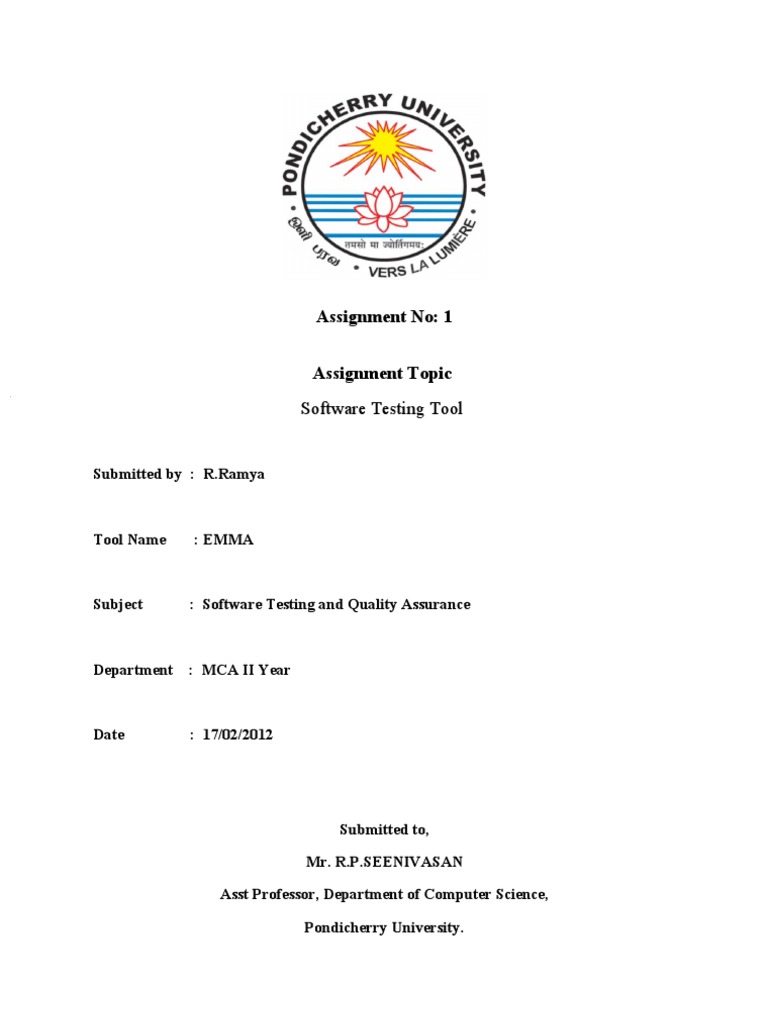 My Assignment in Software Testing-Diversity Analyzer | PDF | Software ...