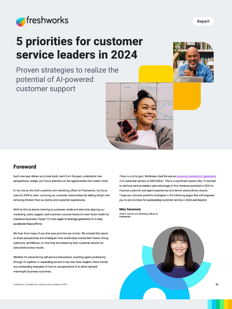 Five Priorities For Customer Service Leaders in 2024 | PDF