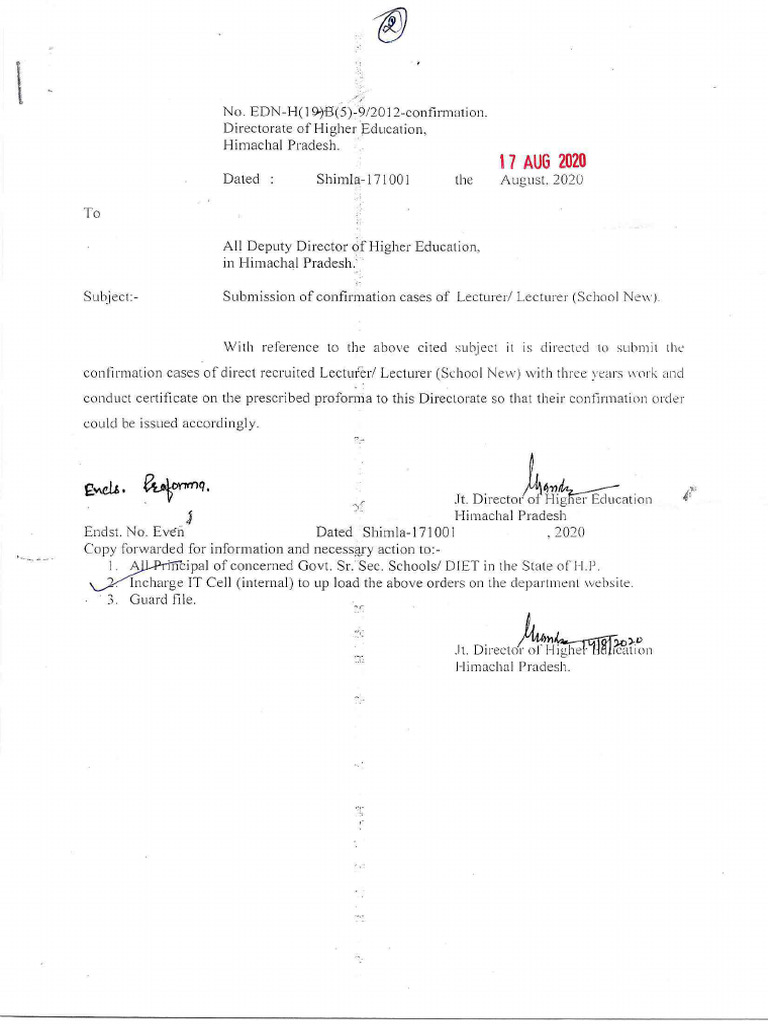 Lecturer Confirmation | PDF