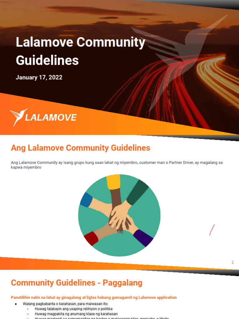 Key Points of Community Guidelines - PH 20220117 | PDF