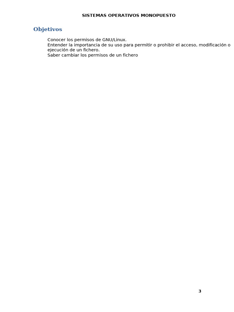 Permisos en GNU/Linux: rwx y chmod | PDF | Archivo de computadora ...