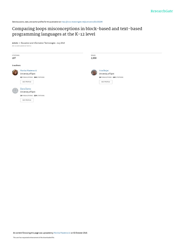 Learning Two Programming Languages At Once