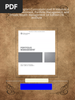 2023 CFA Level 3 Curriculum Changes Summary (300hours) | PDF