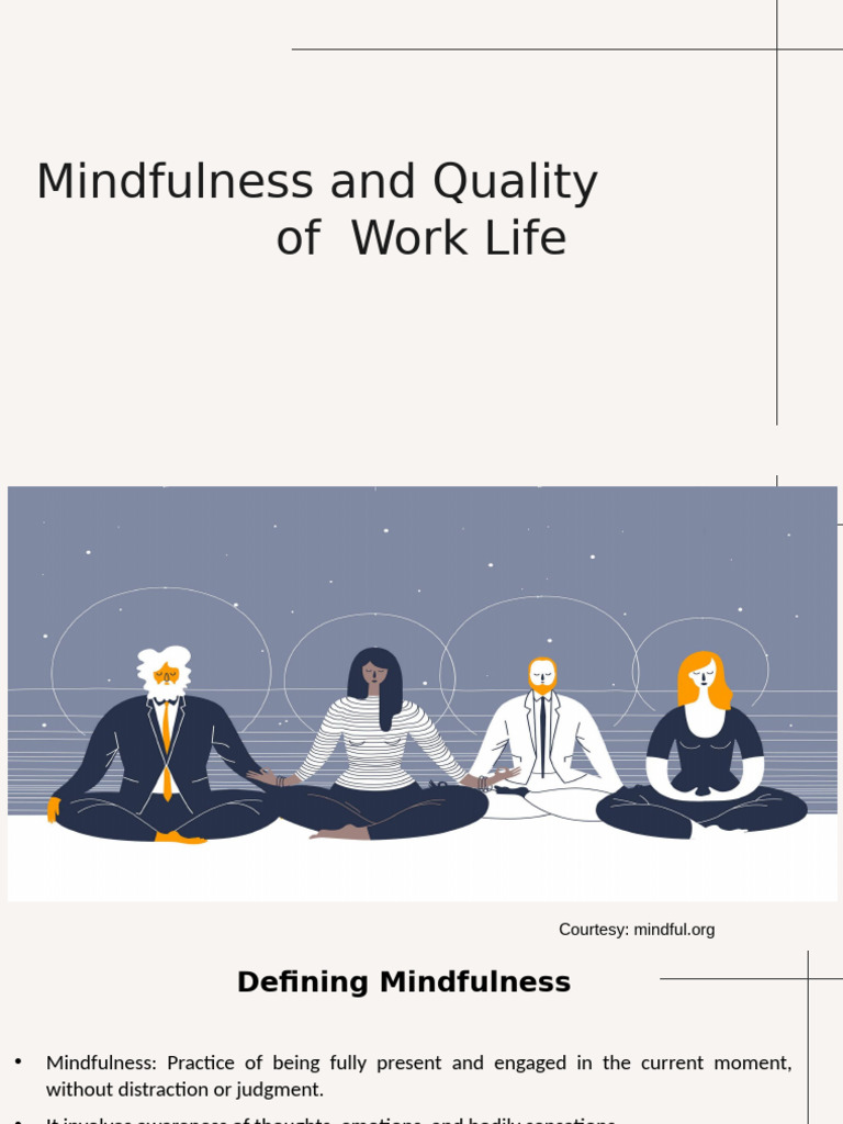 Mindfulness Strategies for Work Life Quality | PDF | Mindfulness ...