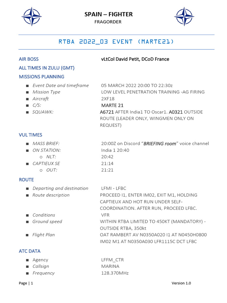 Low-Level Penetration Training Plan | PDF | Aeronautics | Aerospace