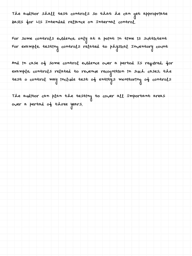 Auditing Controls: Key Testing Methods | PDF