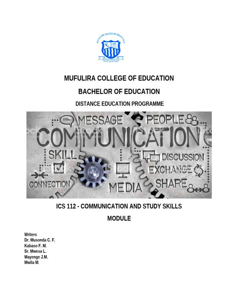 Com Skills Ics 112 Module-1 | PDF | Communication | Essays