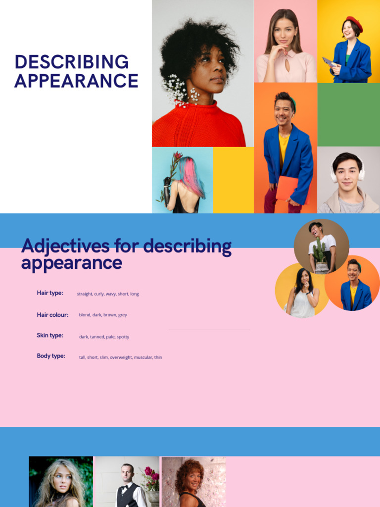 Adjectives for Describing Appearance | PDF