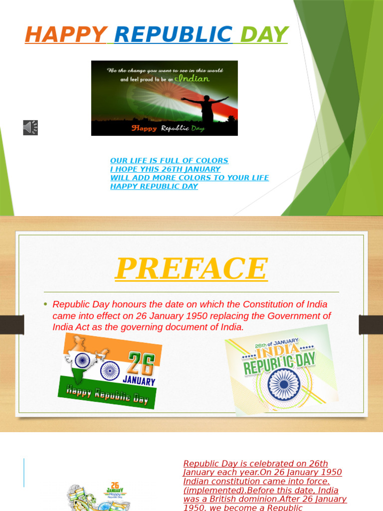 Republic Day Celebration Overview | PDF