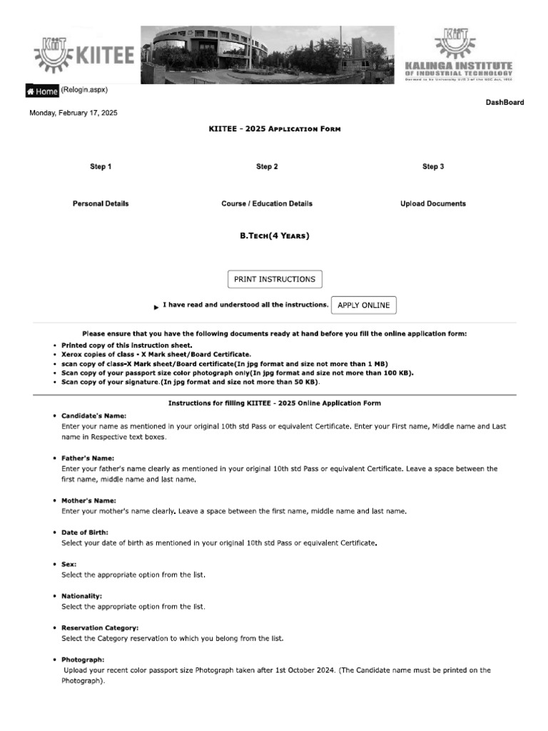 KIITMAIn Instructions | PDF