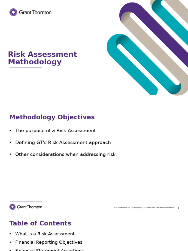 Grant Thornton Risk Assessment Guide | PDF | Internal Control | Audit