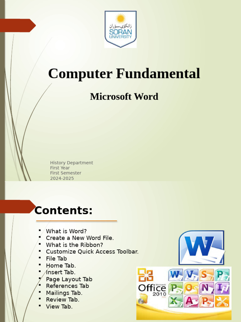 4. MS-WORD | PDF | Microsoft Word | Software