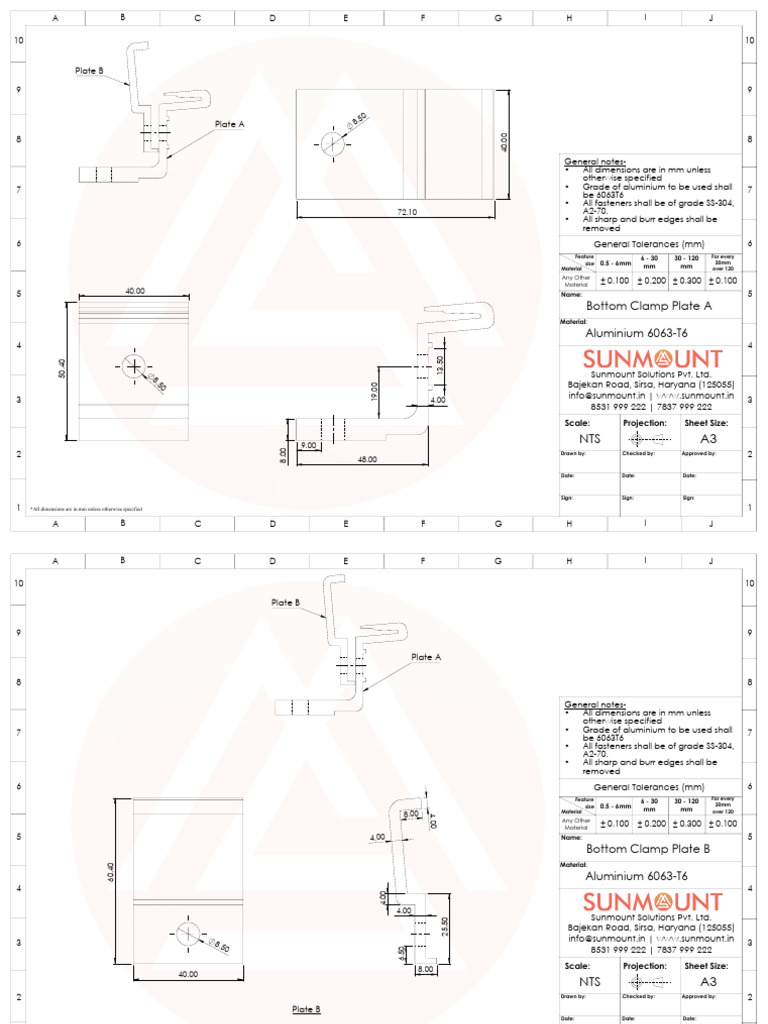 Bottom Clamp | PDF | Mechanical Engineering | Secondary Sector Of The ...