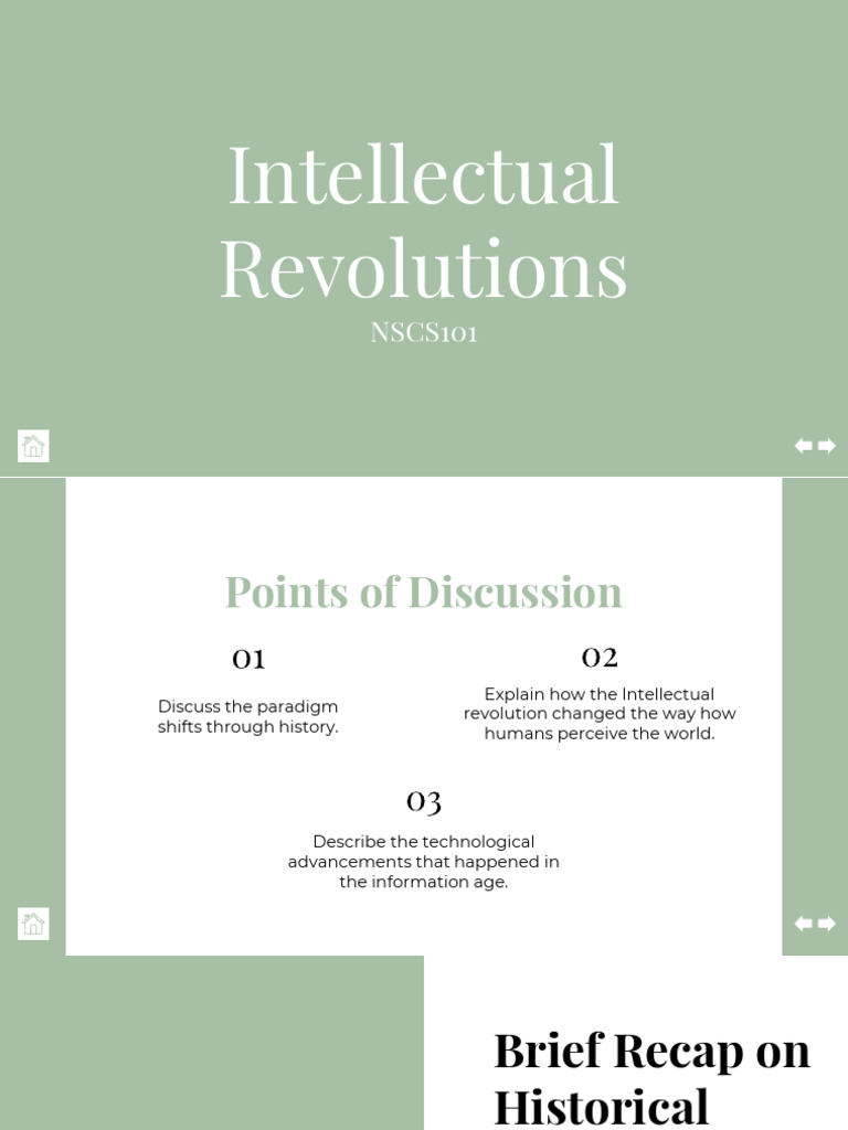 Intellectual Revolutions in History | PDF | Heliocentrism | Science
