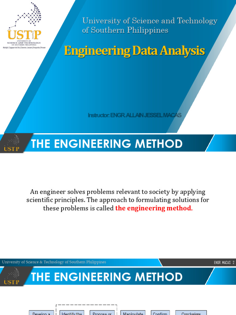 Engineering Method and Data Analysis Guide | PDF | Methodology | Data