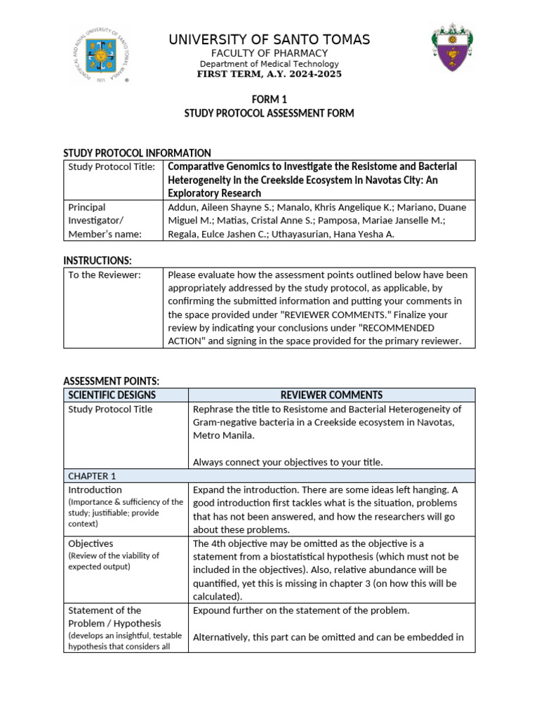 Resistome Study Protocol Review 2024 | PDF | Geographic Information ...