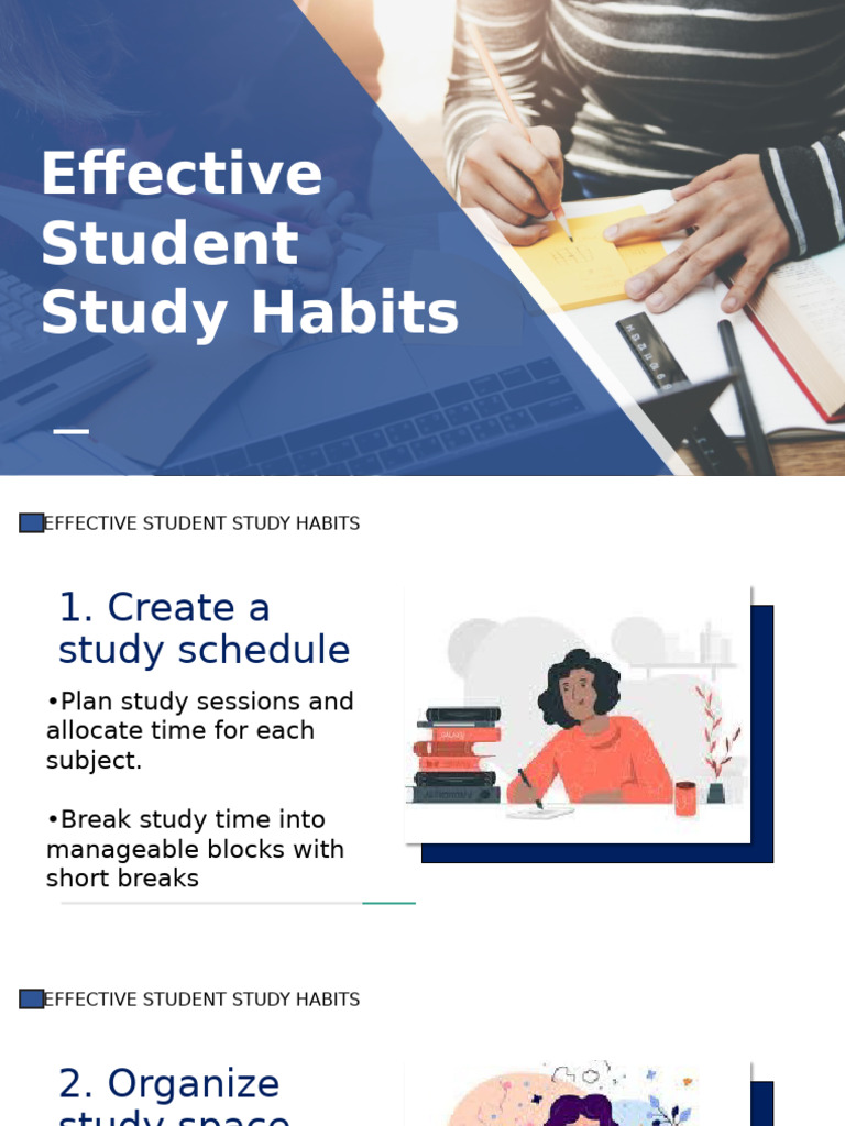Top Study Habits for Student Success | PDF