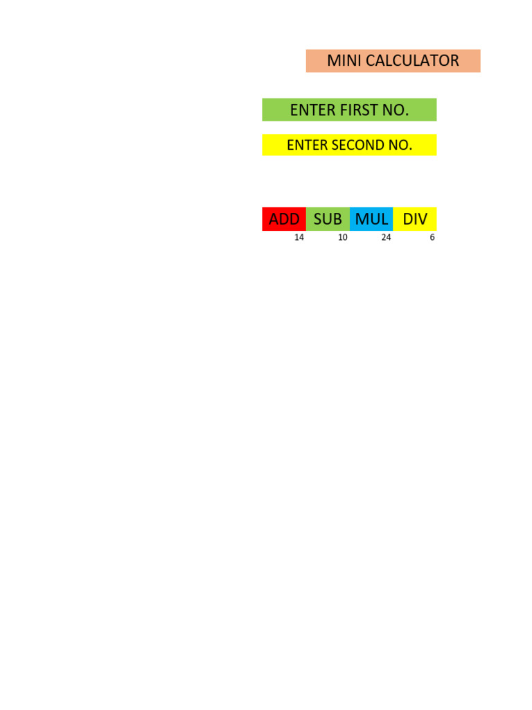 PDF Mini Calculator | PDF
