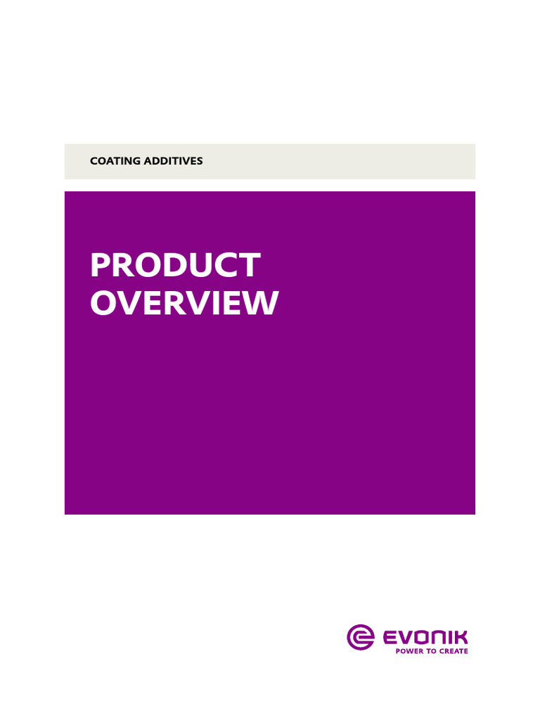 Aerodisp WR 8520 Coating Additive Guide | PDF | Silicone | Materials