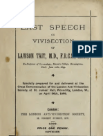Last Speech Vivisection